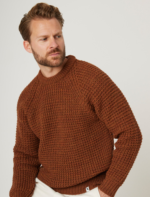 Mens Cable Knit Jumper from Peregrine